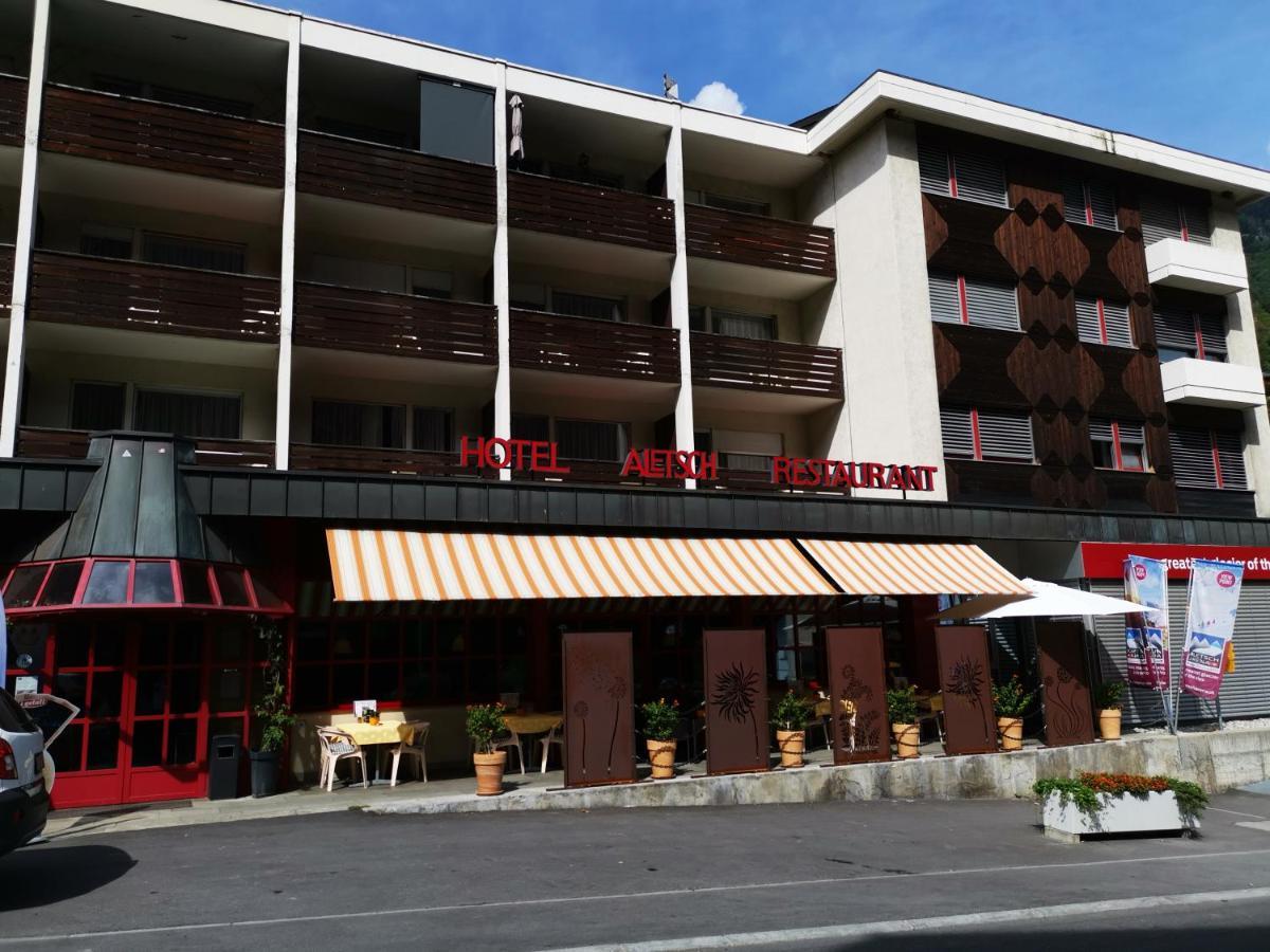 Hotel Restaurant Aletsch Mörel Exterior foto